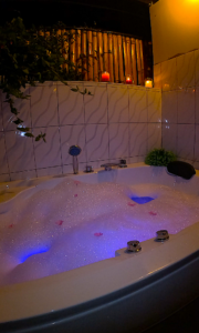 Jacuzzi bajo las estrellas